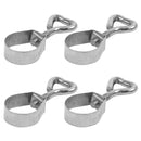 4x Rohrschelle Rohrklemme 24-26 mm mit Schraube für Zeltstangen Markise Camping – APT