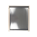 Verdunklungsrollo 35-180x65cm Ivory/Grau - versch. Größen - Rollo Insektenschutz rahmenlose Fenster – Wamovo