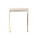 Verdunklungsrollo 35-180x65cm Ivory/Grau - versch. Größen - Rollo Insektenschutz rahmenlose Fenster – Wamovo