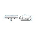 Rückleuchte links 6 Funktionen 323x134mm 54LED Schlussleuchte Anhänger, Trailer – APT