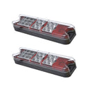 2er Set Rückleuchte 5 Funktionen 192x51mm 21 LEDs Heckleuchte Anhänger, Trailer – APT