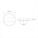 2er Set Rückleuchte STI LED 140mm Brems-, Rück-, Blinklicht Anhänger Heckleuchte – APT