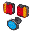 LED Anhänger Rückleuchten-Set Magnet kabellos Bluetooth 13-polig Leuchtensatz – ProPlus