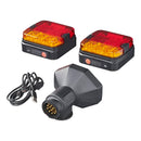 LED Anhänger Rückleuchten-Set Magnet kabellos Bluetooth 13-polig Leuchtensatz – ProPlus