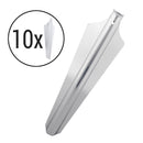 Sand Heringe 10er Set Aluminum 32 cm für Sandige lockere Böden Zelthering – ProPlus
