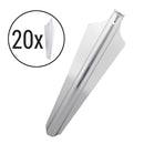 Sand Heringe 20er Set Aluminum 32 cm für Sandige lockere Böden Zelthering – ProPlus