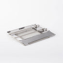 Edelstahl Klapptoaster Sandwichmaker klappbar Camping Toaster Toastaufsatz – Camp4
