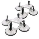 ProPlus Saugheber Aluminium mit 4 Saugnäpfen 2er Set bis 180 Kg Tragkraft – ProPlus