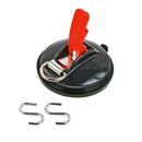 Saugnapf Befestigung mit Ring & 2 S-Haken 10 Kg Tragkraft Klappsauger – ProPlus