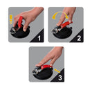 4x Saugnapf Befestigung mit Ring & 2 S-Haken 10 Kg Tragkraft Klappsauger – ProPlus