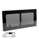Schiebefenster Glasfenster für VW T5 / T6 links, Echtglas, 113 x 58 cm – Wamovo