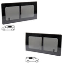 Schiebefenster Glasfenster für VW T5/T6 | links & rechts | Echtglas | 113 x 58cm – Wamovo