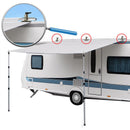 3x Klappsauger Schleusenstab | Camping Bus | Vorzelt | Sonnensegel | Saugnapf – Wamovo