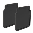 2x Schmutzfänger universal Gummi 23x20cm schwarz für Anhänger, Wohnwagen, Pkw – ProPlus