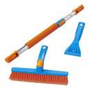Schneebürste Eiskratzer| XXL Version| teleskopierbar | 99-127cm | weiche Borsten – APT