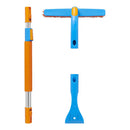 Schneebürste Eiskratzer| XXL Version| teleskopierbar | 99-127cm | weiche Borsten – APT