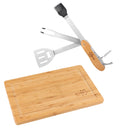 Bambus Schneidebrett inkl. Grillwerkzeug Bo-Camp Special-Set – Bo-Camp