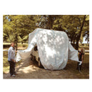Wohnwagen Schutzhülle 550x235 cm, Camping Outdoor Schutzhaube für Vans, weiss – Freizeitschmiede GmbH & Co. KG
