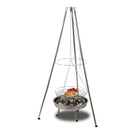 Schwenkgrill mit Feuerschale Scout, höhenverstellbar, 55cm Durchmesser, Höhe 165cm – Camp4
