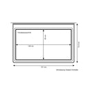 Wohnwagen Seitenfenster 145x65cm | Kederbefestigung | inkl Aussteller | Anthraz. – NRF