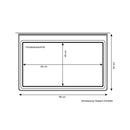 Wohnwagen Seitenfenster 90x45cm | Kederbefestigung | inkl Aussteller | Anthrazit – NRF