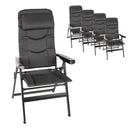 Campingstuhl klappbar Klappstuhl Gartenstuhl Faltstuhl ergonomisch + Kopfpolster – Camp4