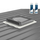 Dachfenster Fiamma Vent 40x40cm Klar inkl. Adapterrahmen, Dichtmittel passend für Ducato – Fiamma