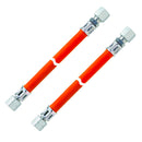 2 x Mitteldruck-Schlauchleitung Gasschlauch 50cm Drehgelenk G 1/4 PS 10 bar – GOK