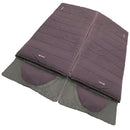 SET 2x Deckenschlafsack Contour Dark Purple, 220x85cm 2-Pers. Schlafsack Camping – Outwell