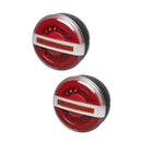 2er Set Rückleuchte 140mm LED Brems-, Rück-, und Blinklicht Heckleuchte Anhänger – APT