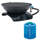 Campingaz Tischgrill 360° CV Anthrazit, Gasgrill inkl. Gaskartusche CV 470 Plus – Campingaz