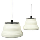 SET 2x Camp4 LED Silikon Lampe SMILLA 15, faltbar, dimmbar - Ø15x10cm - Camping – Bring Licht ins Dunkel!