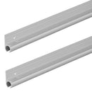 2 x Kederschiene Aluminium Kederleiste Zeltschiene 180° 100 x 2,6 cm Kederprofil – APT