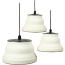 SET 3x Camp4 LED Silikon Lampe SMILLA 15, faltbar, dimmbar - Ø15x10cm - Camping – Bring Licht ins Dunkel!