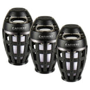 SET 3x Carbest LED Leuchte Flammeneffekt mit Bluetooth Lautsprecher - Akku Lampe – Bring Licht ins Dunkel!