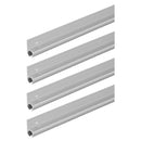 4 x Kederschiene Aluminium Zeltschiene Kederleiste 180° 100 x 2,6 cm Kederprofil – APT