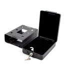 Carbest Mobilsafe, 1,65 Kg, (B/T/H) 16x23x7,3 cm, Stahl, schwarz – Carbest