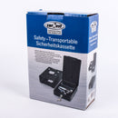 Carbest Mobilsafe, 1,65 Kg, (B/T/H) 16x23x7,3 cm, Stahl, schwarz – Carbest