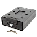 Carbest Mobilsafe, 1,65 Kg, (B/T/H) 16x23x7,3 cm, Stahl, schwarz – Carbest