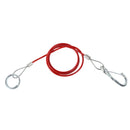 Wohnwagen Anhänger Abreißseil Rot 100 cm mit Karabiner und Ring Fangseil – Deiwo