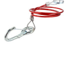 Wohnwagen Anhänger Abreißseil Rot 100 cm mit Karabiner und Ring Fangseil – Deiwo