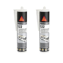2x Sikaflex 522 weiß 300 ml dauerelastisch, überlackierbar – Sika