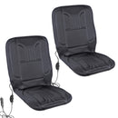 2x Heizbare Sitzauflage 12V "DeLuxe" 2 Stufen 35/45 Watt Zigarettenanzünder – ProPlus