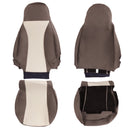 Maß Sitzbezüge | Fiat Ducato x250 | 2012-2015 | Beige/Taupe | Kunstleder | 6tlg – ViaMondo