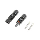 2x Carbest Solar Stecker MC4 Set 4-6mm² Querschnitt Rastverrieglung wasserdicht IP68 – Carbest