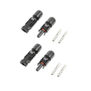 2x Carbest Solar Stecker MC4 Set 4-6mm² Querschnitt Rastverrieglung wasserdicht IP68 – Carbest