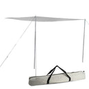 Sonnendach Sonnensegel Como (Gr. 8) grau 700 x 240cm