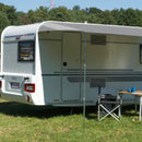Sonnendach Sonnensegel Como (Gr. 8) grau 700 x 240cm