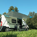 Deiwo Essential Sonnensegel 4,50 x 2,4 m Wassersäule 2000 mm Grau – Deiwo