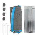 deiwo Essential Sonnensegel 3,50 x 2,4 m Wassersäule 2000 mm Grau – Deiwo